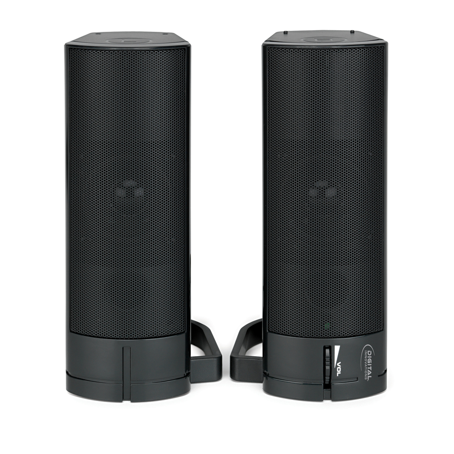 Digital Innovations AcoustiX 4330200 2.0 Sound Bar Speaker - 3 W RMS - Black