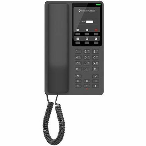 Grandstream GHP621 IP Phone - Corded - Corded/Cordless - Wi-Fi - Desktop, Wall Mountable - Black