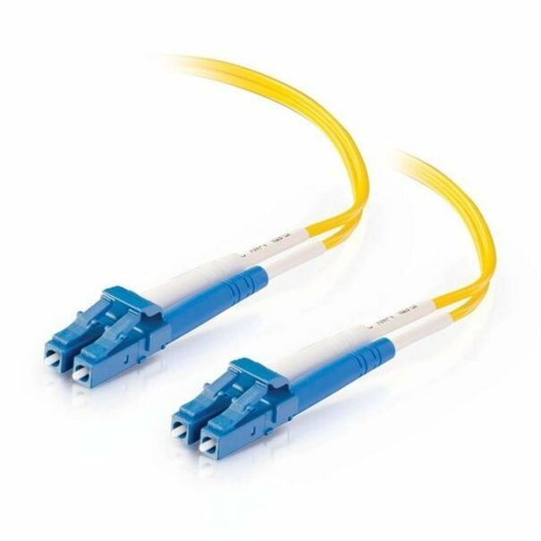 C2G 2m LC-LC 9/125 Duplex Single Mode OS2 Fiber Cable - Yellow - 6ft