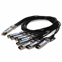 AddOn MSA and TAA Compliant 400GBase-CU QSFP-DD 400G to 8xSFP56 Direct Attach Cable (Passive Twinax, 2m)