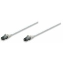 Manhattan Network Cable, Cat6, UTP - 10 ft Category 6 Network Cable for Network Device, Switch, Modem, Router, Patch Panel, Wall Outlet - First End: 1 x RJ-45 Network - Male - Second End: 1 x RJ-45 Network - Male - Patch Cable - Gold Plated Contact - White