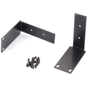 Black Box Rack Mount for KVM Switch - Black - TAA Compliant