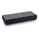 C2G Thunderbolt™ 4 USB-C® 10-in-1 Dual Display Docking Station with Ethernet, USB, SD Card Reader, 3.5mm Audio and Power Delivery up to 90W - 4K 60Hz (TAA Compliant)