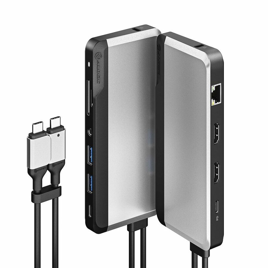 ALOGIC USB-C Super Dock - 10-in-1 with Dual Display 4K 60Hz Support - SPACE GREY