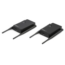 StarTech.com Wireless HDMI Transmitter and Receiver Kit - 656 ft. - 1080p - HDMI over Wireless Extender - 2-Channel Audio Support - Low Latency - Wireless Long-Range Extension up to 200 m - Achieve long-range HDMI over wireless extension up to 656 ft. (200 m).- Kit includes both the wireless transmitter and receiver for an all-in-one solution.- Extender allows you to wirelessly transmit HDMI signals supporting 1080p resolutions.
