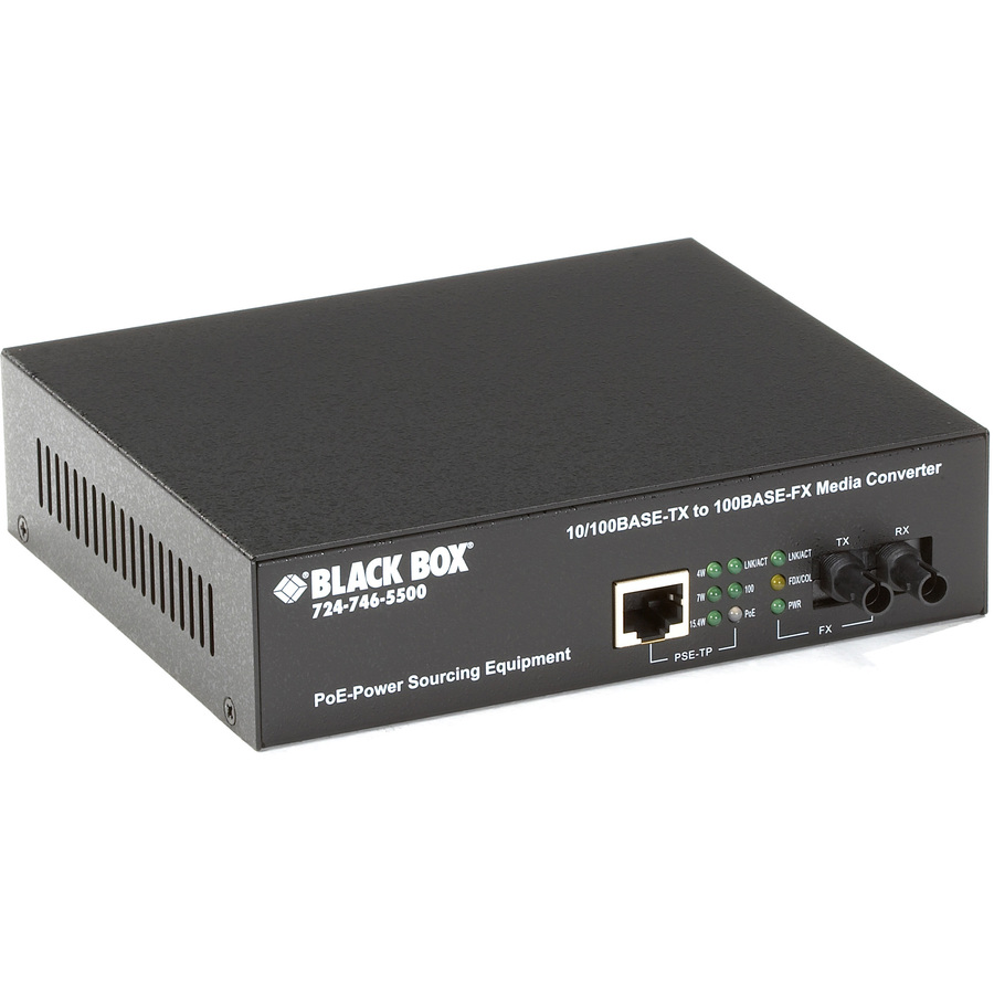 Black Box PoE PSE Media Converter