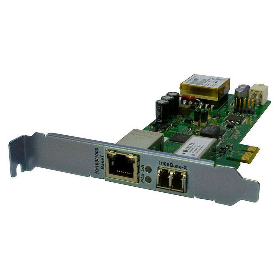 Transition Networks PCIe Gigabit Ethernet Fiber Network Interface Card with PoE+