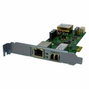 Transition Networks N-GXE-POE-LC-01 Gigabit Ethernet Card - PCI Express 2.0 - 2 Port(s) - 1 - Optical Fiber, Twisted Pair - 1000Base-T, 1000Base-X - Plug-in Module