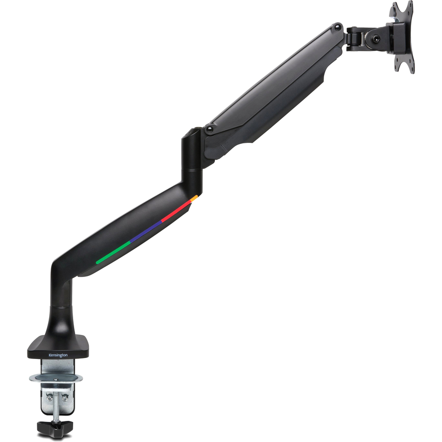 Kensington SmartFit Mounting Arm for Monitor, Flat Panel Display, Curved Screen Display - Black - Landscape/Portrait