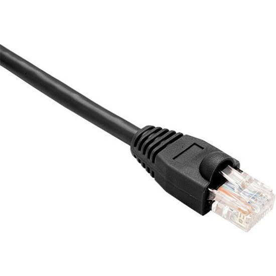 Unirise Cat.6 Patch Network Cable - 6" Category 6 Network Cable for Network Device - First End: 1 x RJ-45 Network - Male - Second End: 1 x RJ-45 Network - Male - Patch Cable - Black