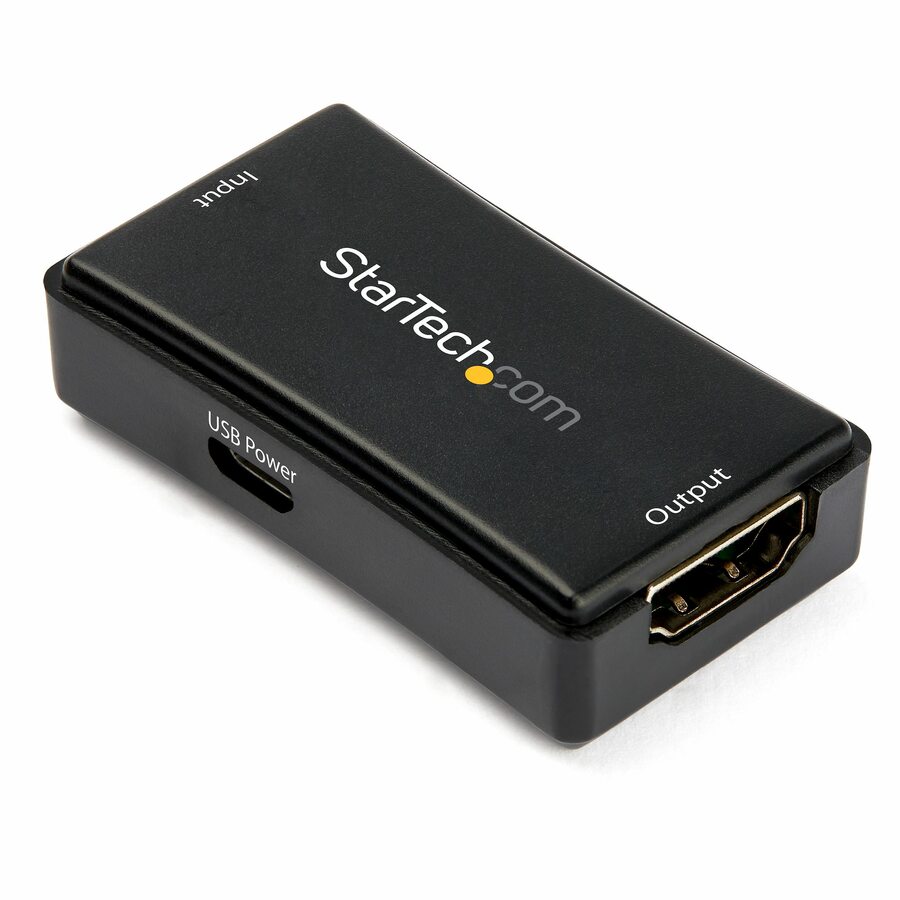 StarTech 45ft / 14m HDMI Signal Booster - 4K 60Hz - USB Powered - HDMI Inline Repeater & Amplifier - 7.1 Audio Support (HDBOOST4K2)