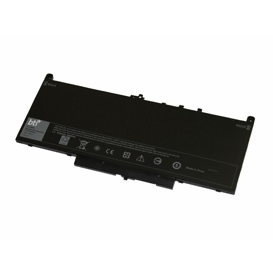 BTI J60J5-BTI 7.6V 54WHR LI-ION BATTERY 451-BBSU, 451-BBSX, 451-BBSY, 451-BBPK, J60J5, MC34Y, 1W2Y2, 242WD, GG4FM, R97YT 0MC34Y, 451-BBSU, GG4FM, R97YT, 1W2Y2, 451-BBSX, J60J5, WYWJ2, 242WD, 451-BBSY, MC34Y, 451-BBPK, 5F08V, R1V85 LATITUDE E7270, E7470