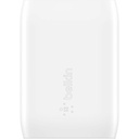 Belkin 30W USB-C PD 3.0 PPS Wall Charger + 3.3ft USB-C to USB-C Cable - Fast Charging - White