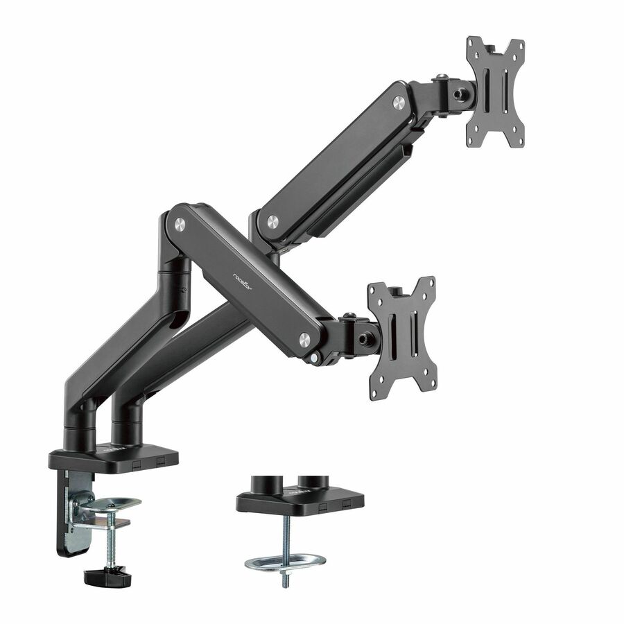 Rocstor ErgoReach Mounting Arm for Monitor - Black - Landscape/Portrait