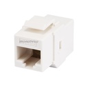Monoprice Cat6 Inline Coupler Type Keystone Jack - White