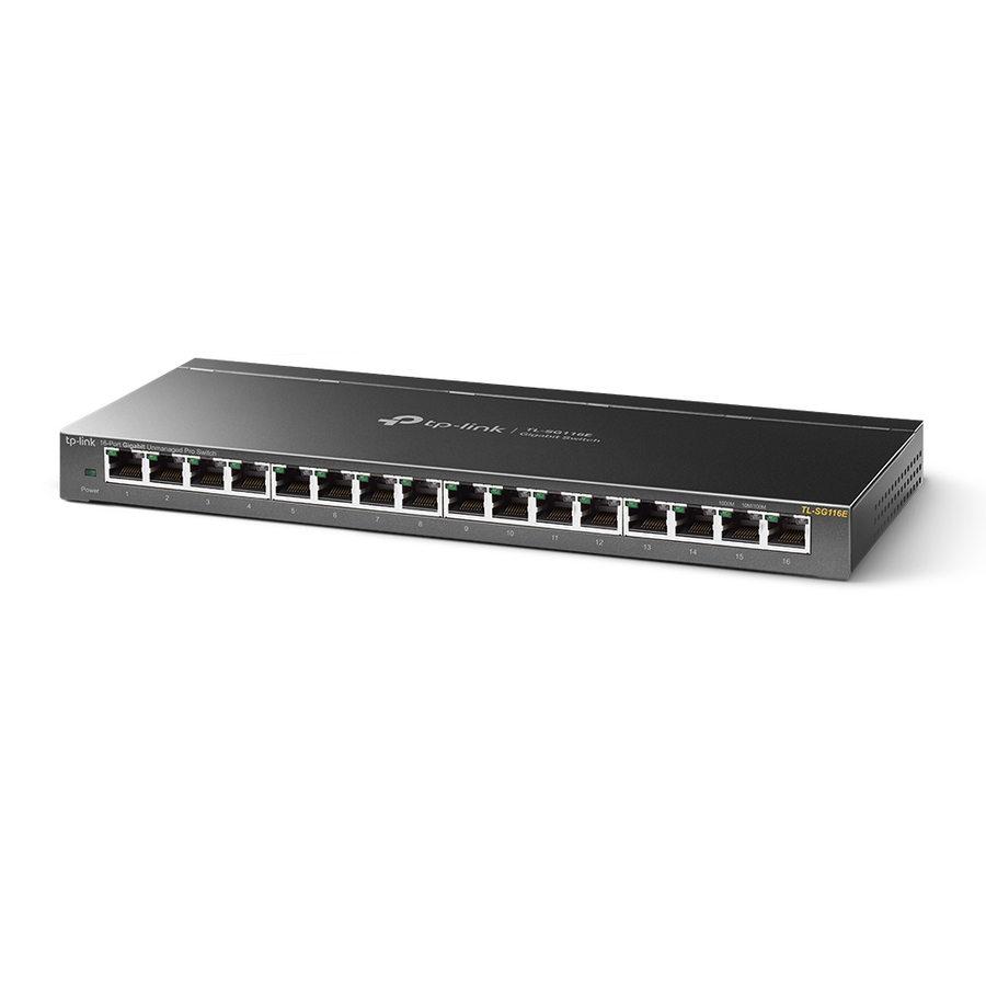 TP-Link TL-SG116E - 16-Port Gigabit Easy Smart Switch - Limited Lifetime Protection
