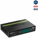 TRENDnet 8-Port GREENnet Gigabit PoE+ Switch, Supports PoE And PoE+ Devices, 61W PoE Budget, 16Gbps Switching Capacity, Data & Power Via Ethernet To PoE Access Points & IP Cameras, Black, TPE-TG82G