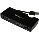 StarTech Travel Docking Station for Laptops - HDMI or VGA - USB 3.0 - Portable Universal Laptop Mini Dock