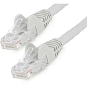 StarTech.com 4.6m(15ft) CAT6 Ethernet Cable, LSZH (Low Smoke Zero Halogen) 10 GbE Snagless 100W PoE UTP RJ45 Gray Network Patch Cord, ETL - 15ft/4.6m Gray LSZH CAT6 Ethernet Cable - 10GbE Multi Gigabit 1/2.5/5Gbps/10Gbps to 55m - 100W PoE++ - ANSI/TIA-568-2.D Category 6 - 24 AWG stranded 100% copper wire - Snagless Low Smoke Zero Halogen 4 pair UTP RJ45 Network Patch Cord, ETL Verified