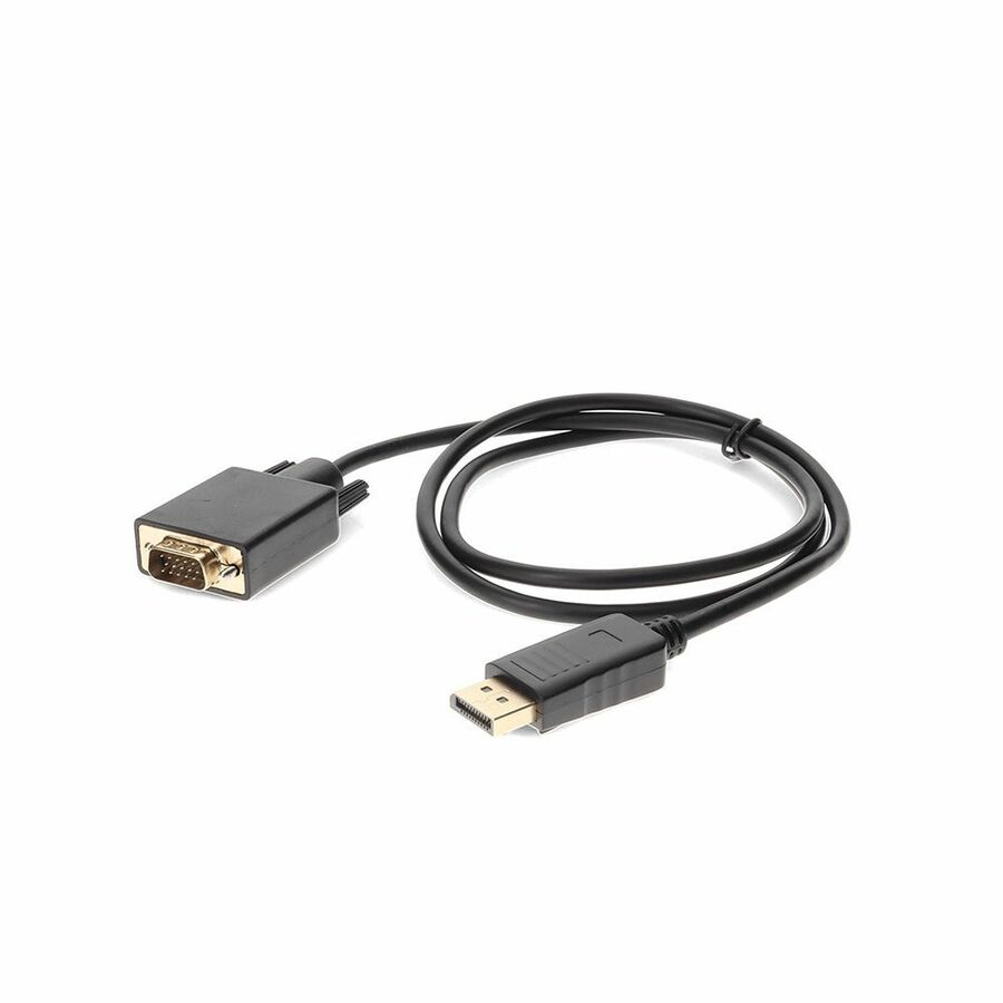 AddOn 3ft DisplayPort (Male) to VGA (Male) Black Cable, 1080P 60Hz