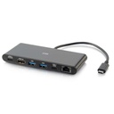 C2G USB C Docking Station - USB C to 4K HDMI, Ethernet and USB 3.0
