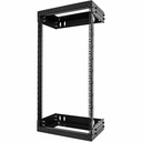 StarTech 2-Post 21U Heavy-Duty Wall Mount Network Rack, 19" Open Frame Server Rack with Adjustable Depth, Data Rack for IT Equipment