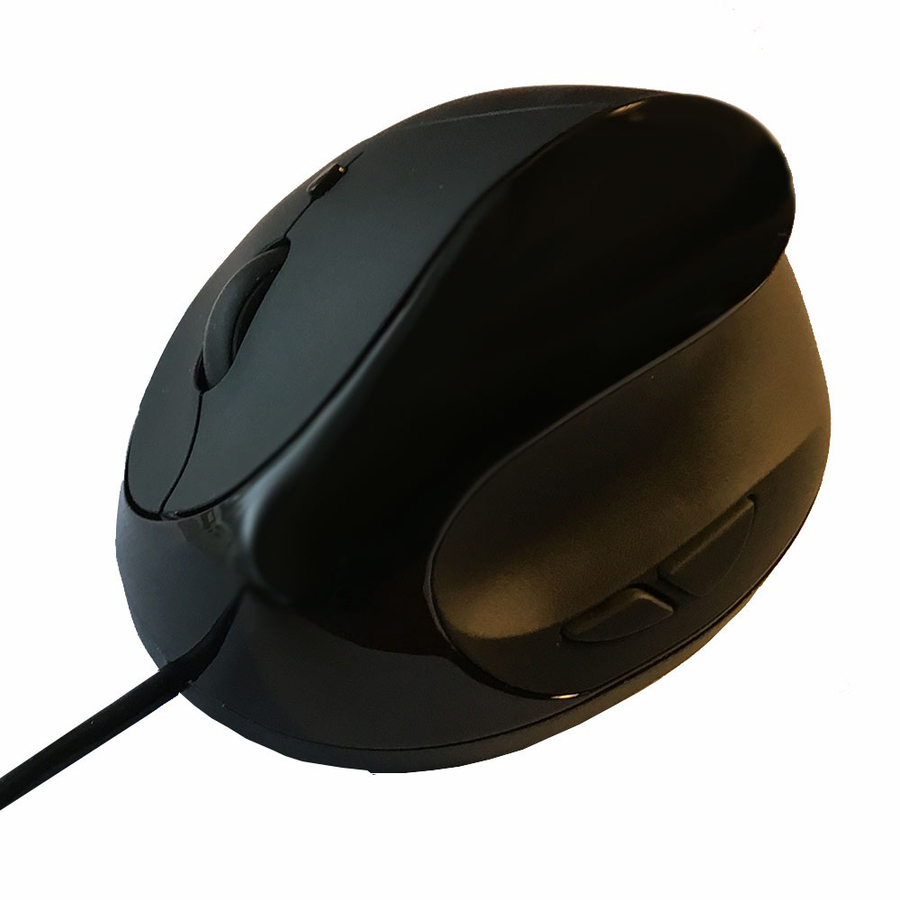 COMFI II WIRED ERGONOMIC COMPUTER MOUSE BLACK
