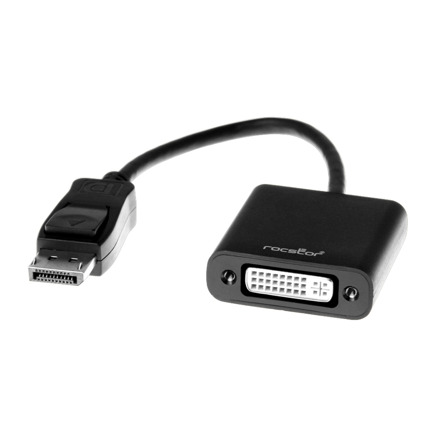 Rocstor DisplayPort to DVI Adapter