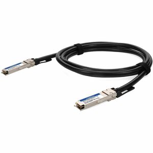 AddOn Juniper Networks® Compatible TAA 100GBase-CU QSFP28 to QSFP28 Direct Attach Cable (Passive Twinax, 2m, Infiniband EDR, 30AWG, LSZH)