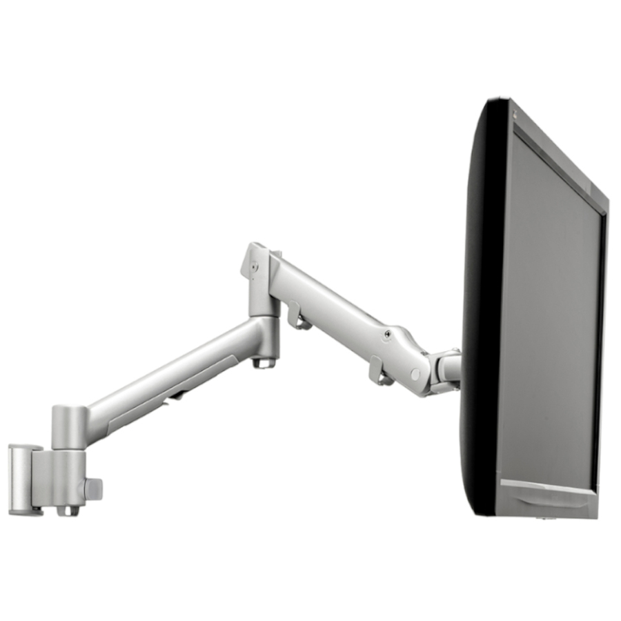 Atdec full motion dynamic monitor arm wall mount - Flat and Curved up to 32in - VESA 75x75, 100x100