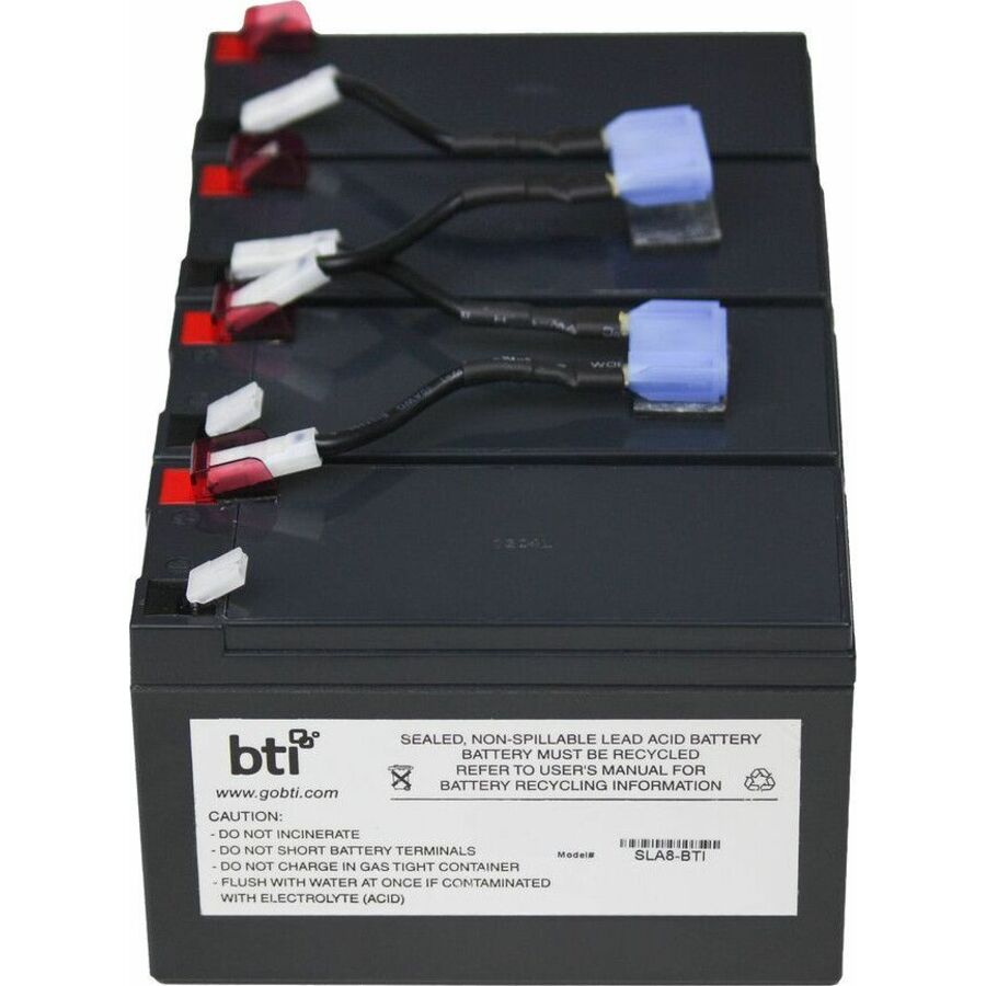 BTI RBC8-SLA8-BTI SEALED LEAD ACID BATTERY FOR APC - 2yr Warranty - SU1400RM, SU1400RMNET, SU1400RMBX120, SU1400RMX106, SU1400RMI, SU1400RMX176, SU1400RMINET, SU1400RMX93