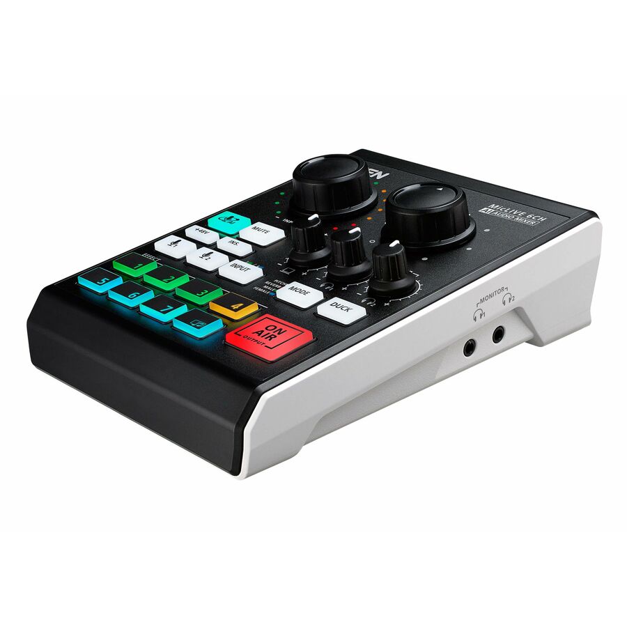 ATEN UC8000 Podcast AI Audio Mixer | MicLIVE 6-CH