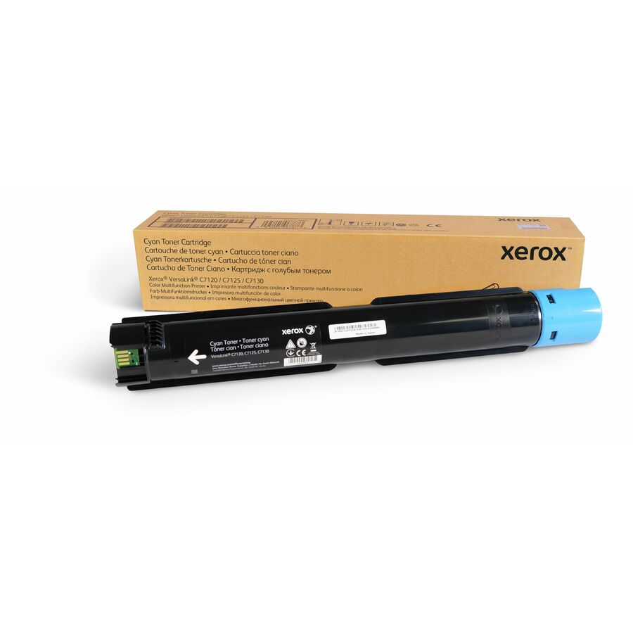 Xerox Genuine Xerox® VersaLink® C7100 Series Color Multifunction Printers Cyan Extra High capacity Toner Cartridge (18500 Pages) - 006R01825