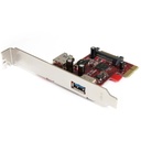 StarTech 2 port PCI Express SuperSpeed USB 3.0 Card with UASP Support, 5Gbps, 1 Internal 1 External, TAA