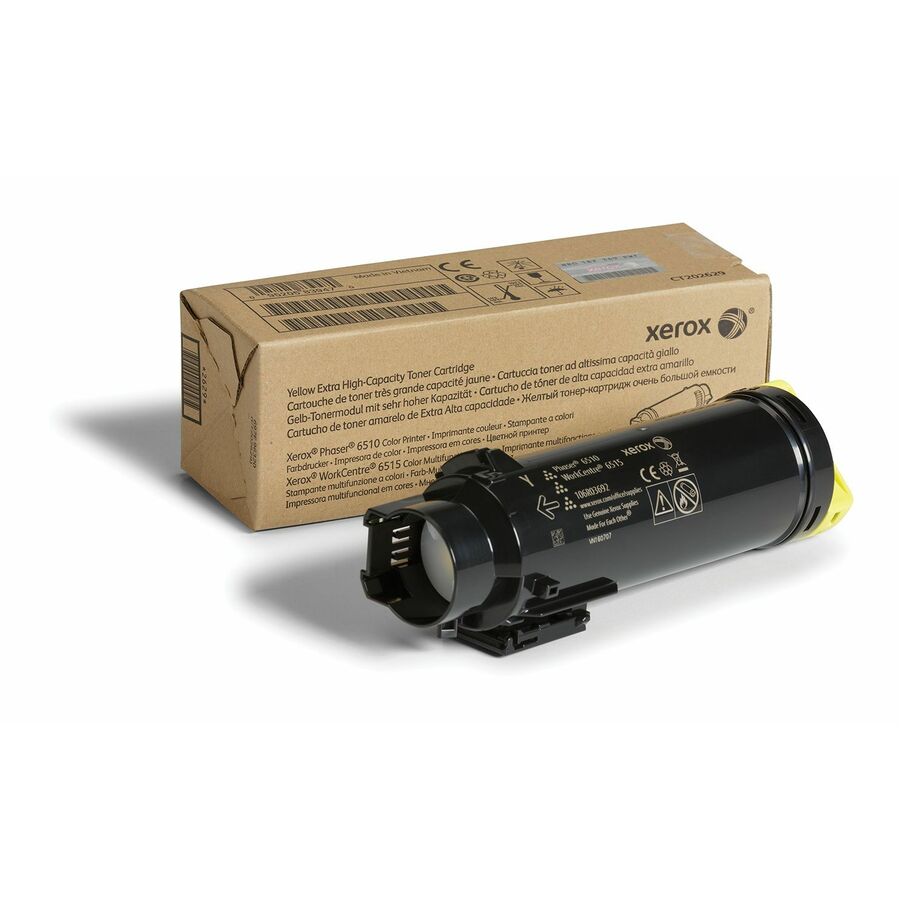 Xerox Genuine Phaser® 6510, WorkCentre® 6515 Yellow Extra High capacity Toner Cartridge (4300 Pages) - 106R03692
