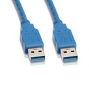 Unirise USB Data Transfer Cable - 3 ft USB Data Transfer Cable - First End: USB 3.0 Type A - Male - Second End: USB 3.0 Type A - Male - 5 Gbit/s - 1
