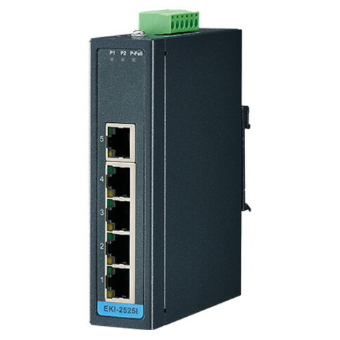 Advantech 5-Port Ethernet Switch w/ Wide Temp