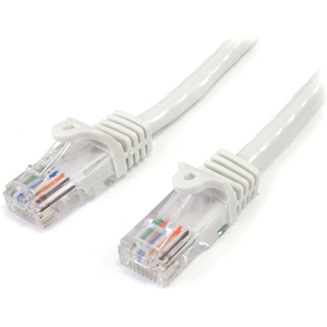 StarTech 10 ft White Snagless Cat5e UTP Patch Cable