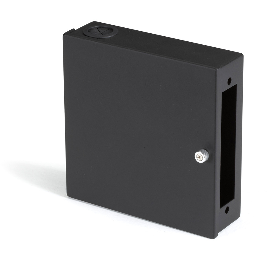 Black Box Mini Wallmount Fiber Enclosure, One Adapter Panel, Non-Locking