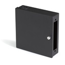 Black Box Mini Wallmount Fiber Enclosure, One Adapter Panel, Non-Locking