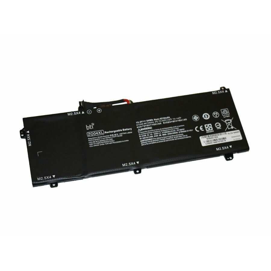 BTI 808450-001-BTI 15.2V 64WHR LI-ION BATTERY 808396-421, HSTNN-CS8C, 808450-001, HSTNN-LB6W, 808450-002, ZO04, HSTNN-C88C, ZO04XL ZBOOK STUDIO G3, ZBOOK STUDIO G3 MOBILE WORKSTATION, ZBOOK STUDIO G4, ZBOOK STUDIO G4 MOBILE WORKSTATION