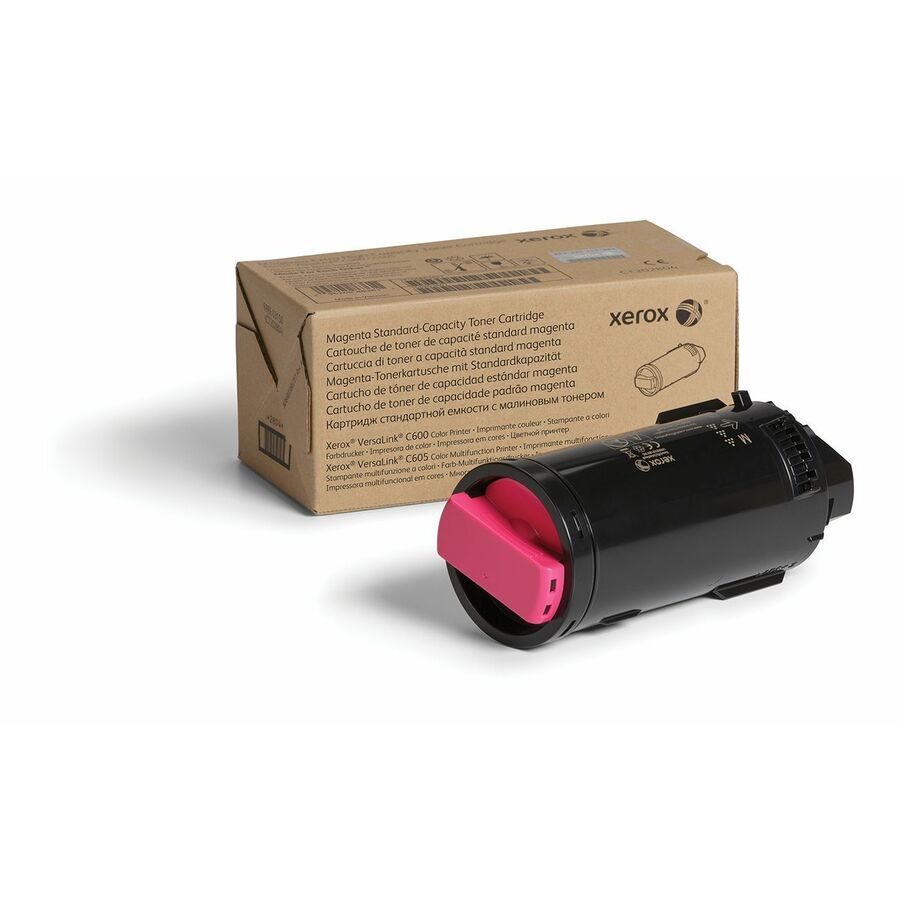 Xerox Genuine Xerox® VersaLink® C600 Color Printer, C605 Color Multifunction Printer Magenta Standard capacity Toner Cartridge (6000 Pages) - 106R03897