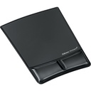 Fellowes® MICROBAN® Gel Mouse Pad Wrist Support - Black (9182301)
