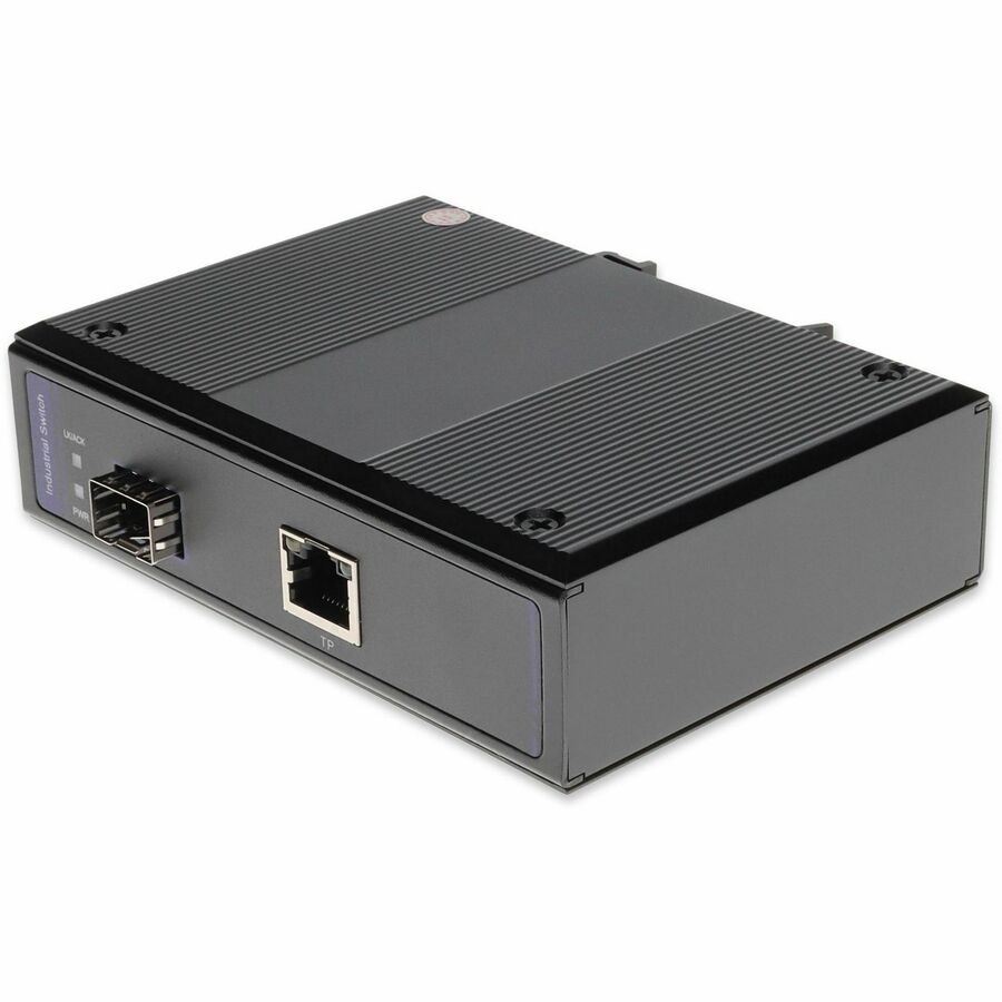 AddOn 10/100/1000Base-TX(RJ-45) to Open SFP Port Industrial POE Media Converter