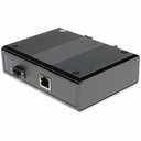 AddOn 10/100/1000Base-TX(RJ-45) to Open SFP Port Industrial POE Media Converter