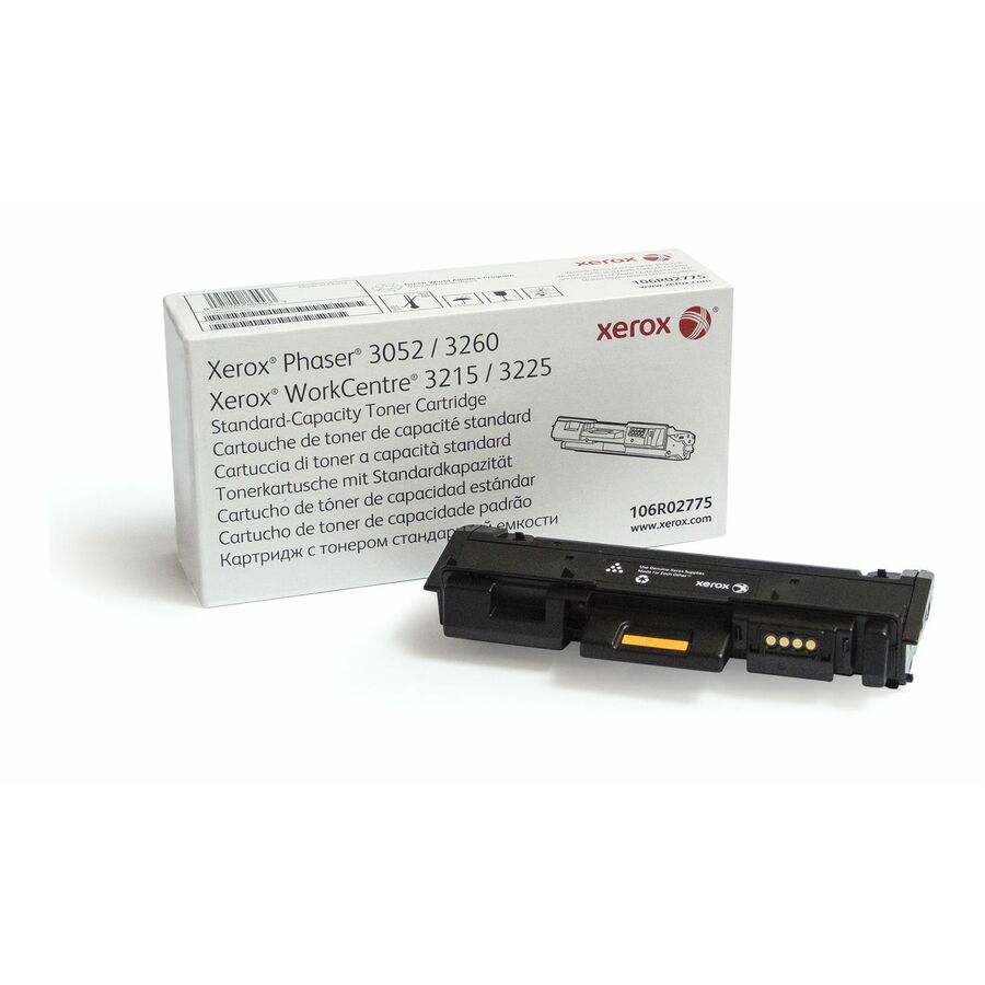 Xerox Genuine Phaser® 3052/3260, WorkCentre® 3215/3225 Black Standard capacity Toner Cartridge (1500 Pages) - 106R02775