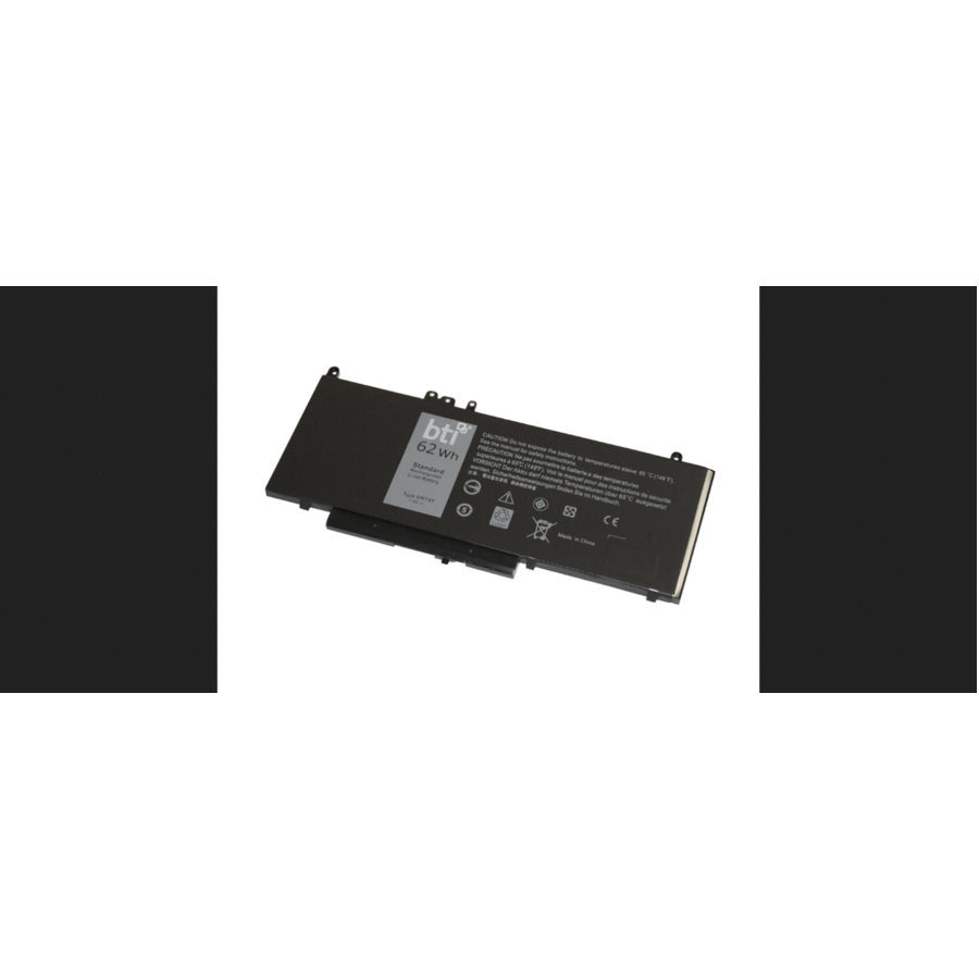BTI 451-BBTX-BTI 7.6V 62WHR LI-ION BATTERY 0C1P4, 451-BBUP, 7V69Y, K3JK9, 451-BBTW, 451-BBUQ, FN7FY, NR1DY, 451-BBTX, 535NC, HK6DV, TXF9M, 451-BBUN, 6MT4T, JCDHY LATITUDE E5470, E5570