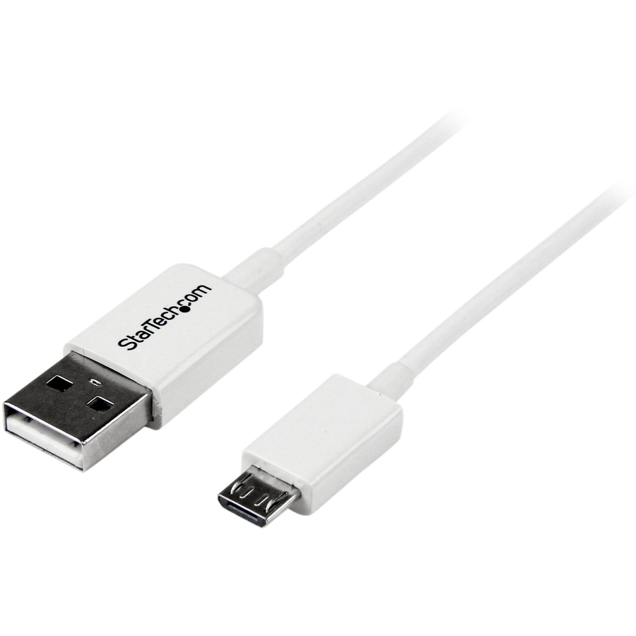 StarTech 2m White Micro USB Cable - A to Micro B