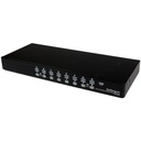 StarTech 16 Port 1U Rackmount USB PS/2 KVM Switch with OSD, TAA
