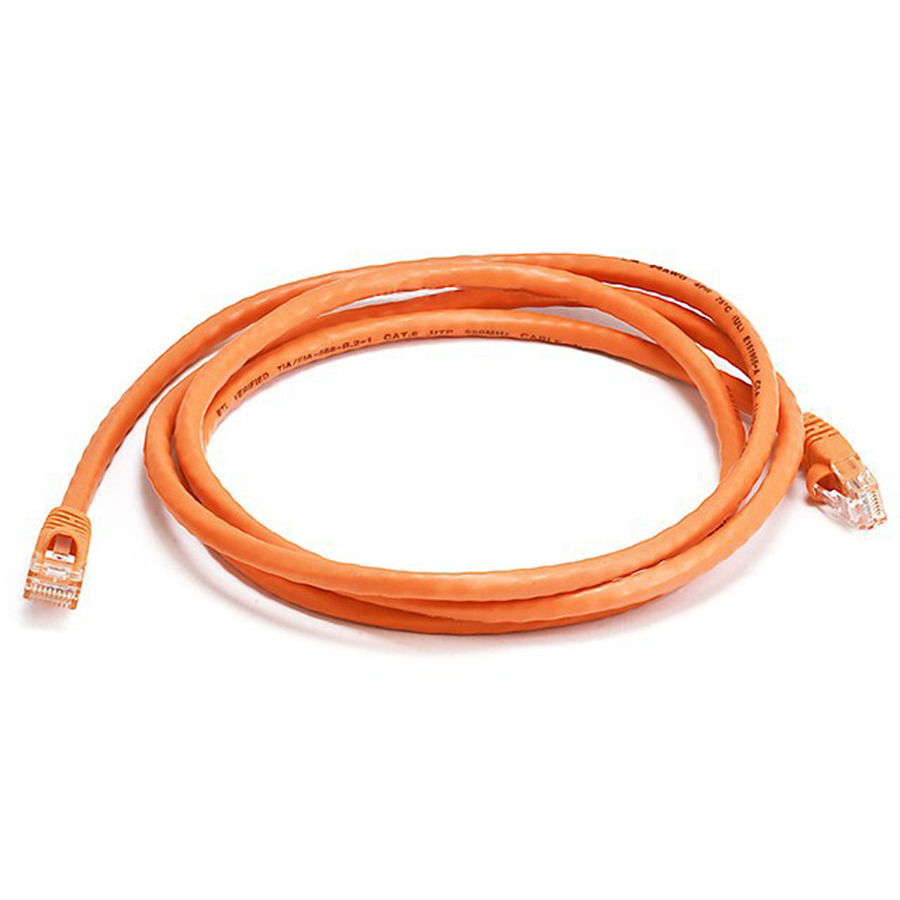 Monoprice Cat6 24AWG UTP Ethernet Network Patch Cable, 5ft Orange
